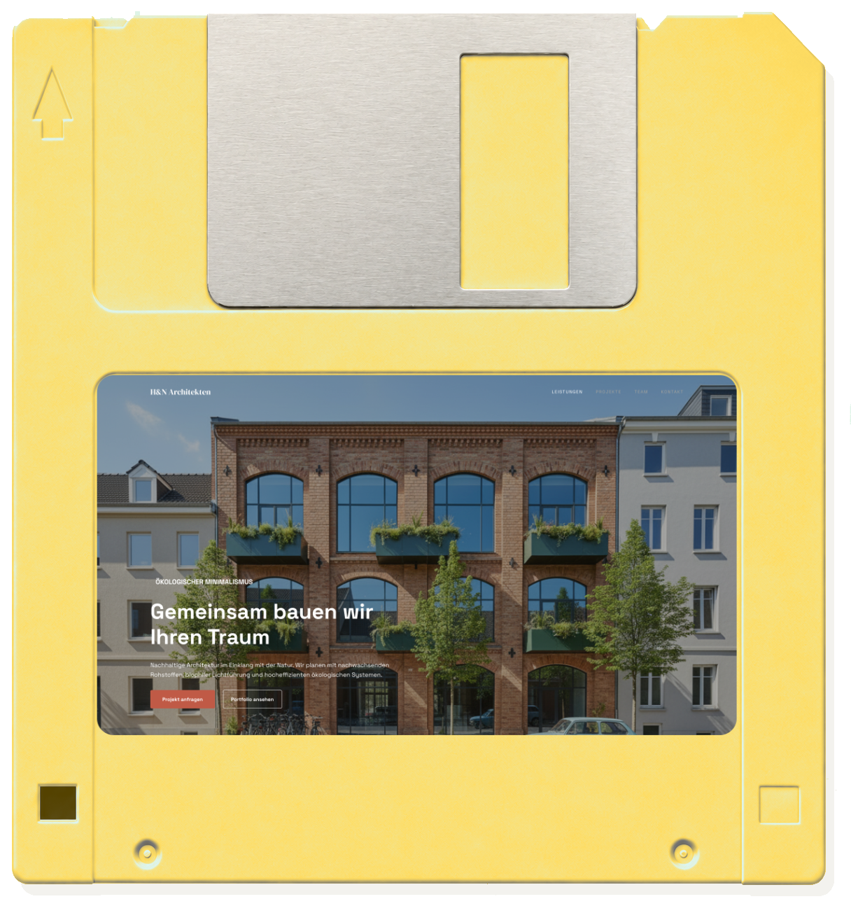 Projekt 1 – Desktop Ansicht