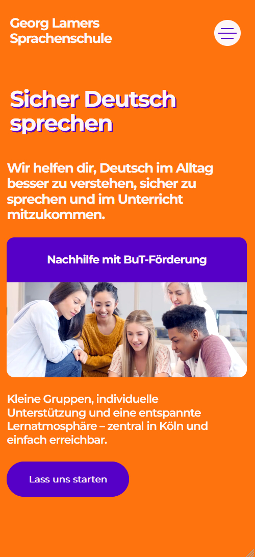 Projekt 1 – Georg Lamers Sprachenschule Mobile
